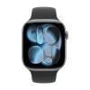 Apple Watch Series 11 46mm Aluminum Space Gray Case Black Sport Band M/L